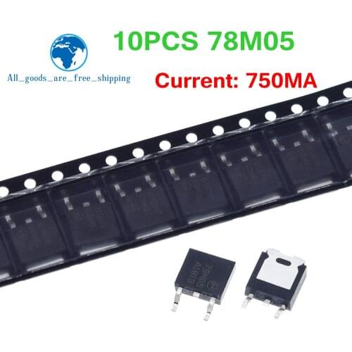 10pcs New 78M05 TO252 7805 750mA