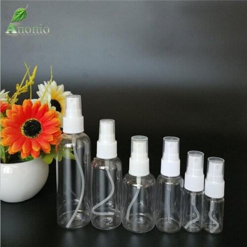 100pcs E-liquid PET Plastic Bottles Perfume Spray Bottles Atomizer Refillable Empty Spray Scent Pump Case Drop Shipping S038B