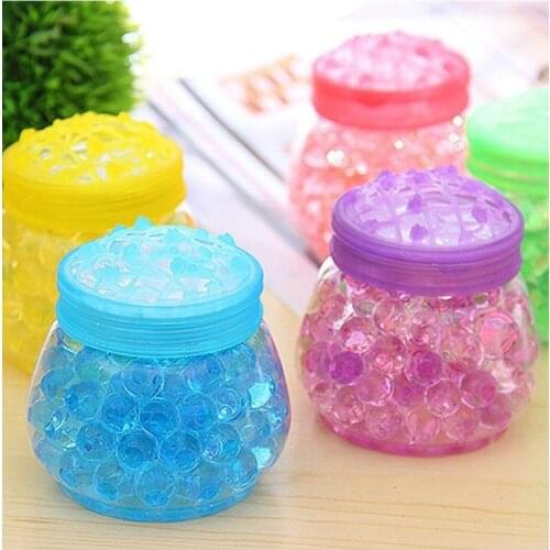 200 Pcs Large Hydrogel Pearl Shaped Big Green Bonsai Plant Crystal Soil Water Beads Wedding Growing Gel Jelly Balls Vase Decor