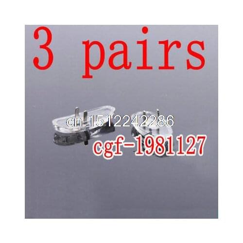 3 Pairs Aviator Silicone Eyeglass Nose pads for RB Clip-on