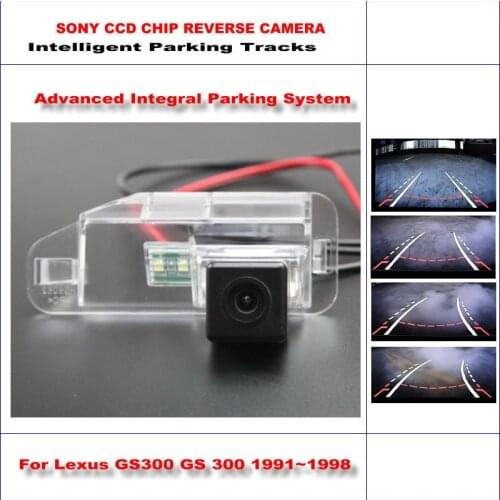 Car Intelligent Parking Tracks Rear Camera For Lexus GS300/GS 300 / RX270/RX 270 2013-2015 Backup NTSC RCA AUX HD SONY CCD CAM