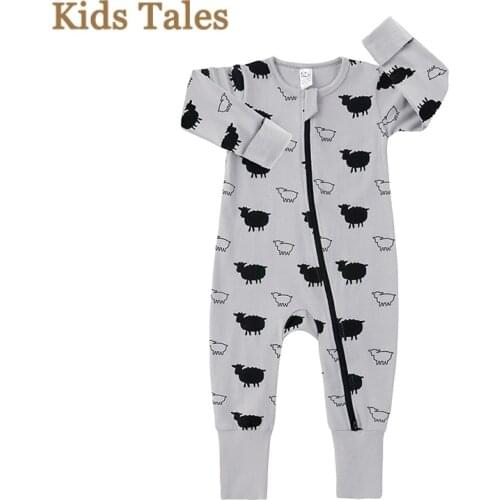 Infant jumpsuit Long sleeve romper animal print baby girls boys cotton newborn climbing cartoon rompers Kids Costumes Body Suit