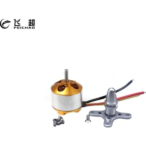 Feichao A2208 2208 Brushless Motor 1100KV 1400KV 1800KV 2600KV For RC Aircraft Multicopter Vehicle Model Glider Plane Drone
