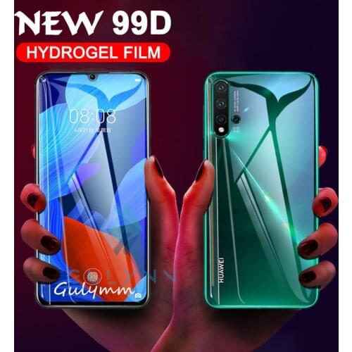 Front + Back Full Cover Hydrogel Film For Huawei P20 P30 40 Honor 9X 20 Lite Pro Screen Protector For Nova 5 5i 4E 3i Soft Film