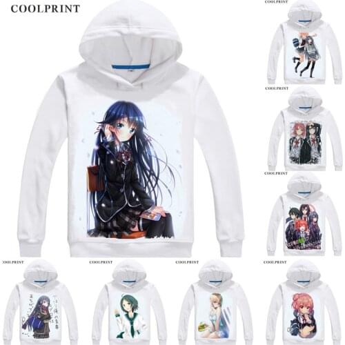 SNAFU OreGairu Hamachi Hoodies Men Hip Hop Hoodie Yukino Yukinoshita Yui Yuigahama Cosplay Motivs Anime Sweatshirts Women