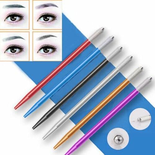 80% Hot Sale Classic Manual Eyebrow Tattoo Pen Fog Eyebrow Lip Line Semi Permanent Beauty Makeup Tool