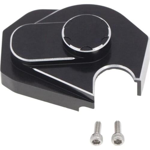 Metal Gearbox Cover Gear Dust Cover Upgrade Parts for 1/24 RC Crawler Axial SCX24 90081 AXI00002 Accessories