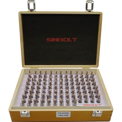 Plug Gauge/pin gauge Set,5.000mm--5.990mm(Interval: 0.01,100pcs),fast delivery