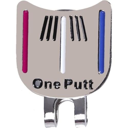 Netic cap clip removable metal golf one putt aiming ball marker set Color