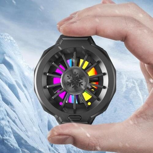Phone Cooling Fan Gamepad Back Clip Bracket Game Holder Stand Radiator For Phone LZ-F10（without Magnetic Function）New Cooler
