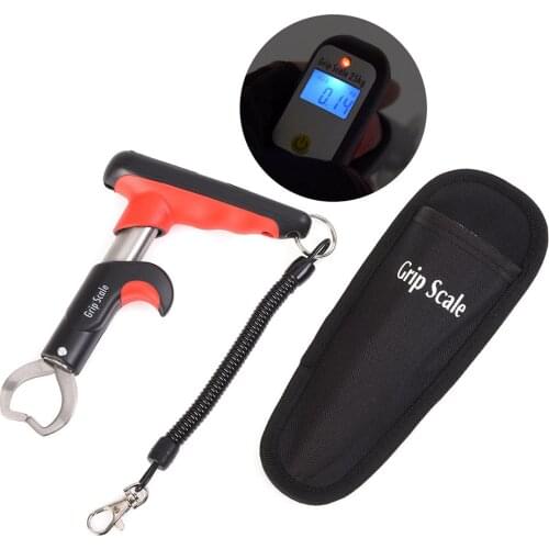 Portable Digital Display Stainless Steel Fishing Gripper Fish Grip Lip Clamp Grabber Tool Fish Controller Fishing Pliers