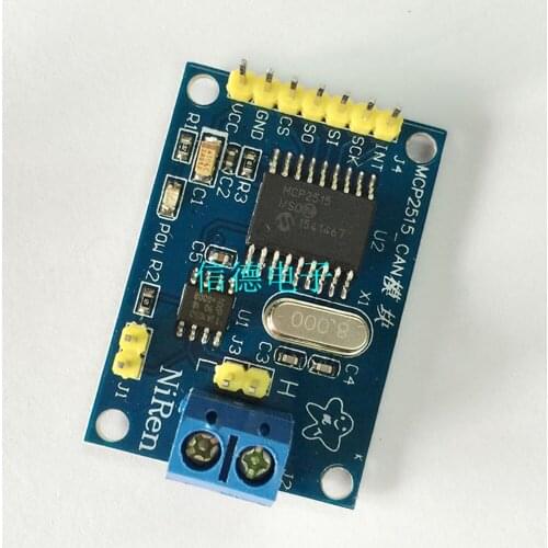 1PCS MCP2515 CAN Bus Module TJA1050 Receiver SPI Protocol 51 MCU Program Example