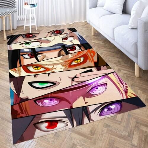 Eyes N-a-r-u-t-o Rugs Non-Slip Floor Mat Doormats Home Rug Carpet Bedroom Entrance Door Mat Kitchen Rugs Yoga Mat Doormat Decor