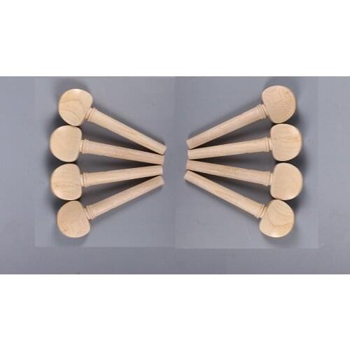 Yinfente Cello Peg 4/4 Full Size Cello Accessories Maple wood Cello Parts Full Size Hand Made
