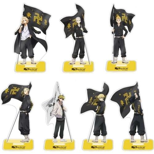 15CM Japanese Anime Tokyo Revengers Acrylic Stand Sano Manjiro Desk Figure Model Table Plate Action Figures Animation Decoration