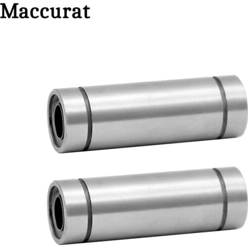 2pcs 3d Printer part Longer Linear ball BearingsLM8LUU Bush Bushing Aluminum Linear Bushing CNC Linear Shaft Ball 8x15x45mm