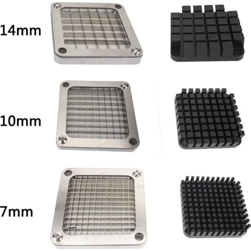 +3 Blades Size, Fries Machine Accessories French Fry Potato Chips Cutters French Fry Cutter, Stainless Steel Chips Cutter Parts