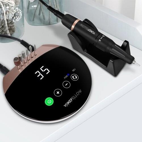 35000RPM Electric Nail Drill Machine Professional Nail Gel Polisher Electric Nail File Apparatus for Manicure Salon Tool