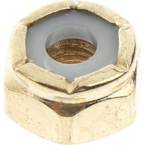 8 Pieces Carbon Steel Truck Bolts Screws 0.98"/25mm for Skateboard - Golden