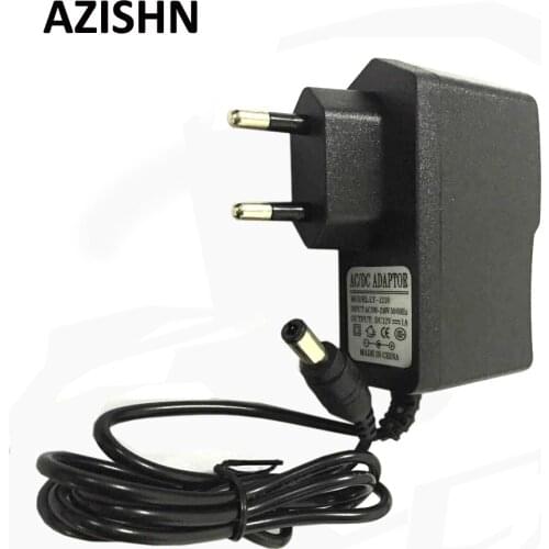 AZISHN AC 100-240V DC 12V 1A EU Plug AC/DC Power adapter charger Power Adapter for security CCTV Camera (2.1mm * 5.5mm)