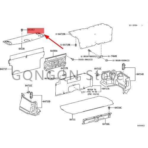CAR clip (for glove box decoration board) 1992- 2018Toy ot aWIL L VS CAR INA FF CRE STA CRO WN COM FOR T