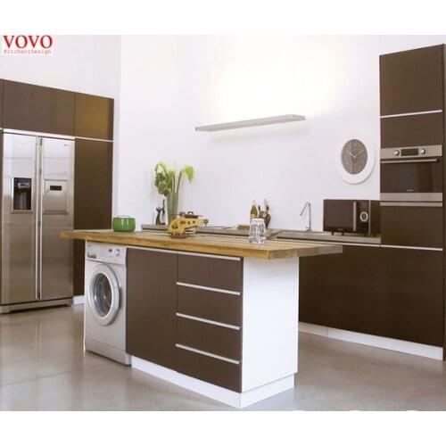 Black painting kitchen cabinet