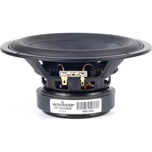 HF-118 HiFi Speakers 6.5 Inch die cast frame/chassis Glass Fibre Cone Mid Woofer speaker driver unit WF168WA05 4ohm 91dB