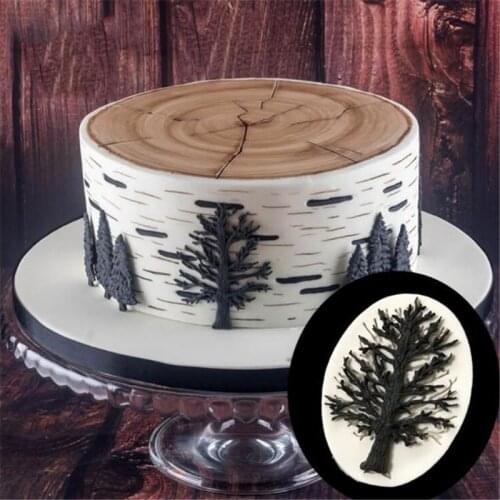 Liquid Silica Mold for a Dead Tree, Silica Gel Tool for Turning Sugar Diy Clay Cake tools D030