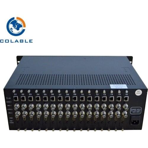 IPTV Headend 32 AV 16 HD Live Stream H.264 IPTV Encoder COL8316HA