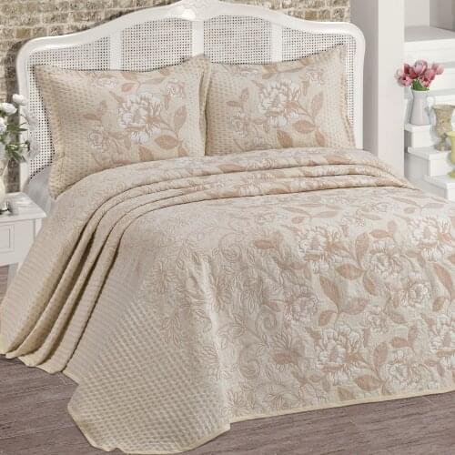 3 color Double Bed Cover Set 240*260cm Pillow Case 60*80cm Cotton Polyester-y2