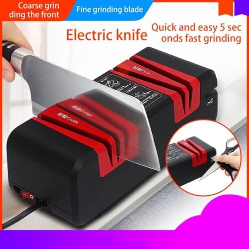 Multi-function Knife Sharpener Electric Household Fast Sharpener Automatic Knife Grinder Kitchen Tools Knife Grindstone 220V