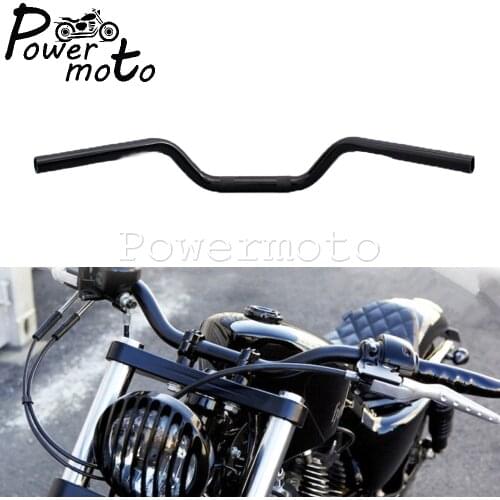 Motorcycle 1" Handlebar 25mm Handle Bar For Harley Dyna Fat Street Bob Sportster XL 883 1200 Cafe Racer Triumph Chopper Bobber