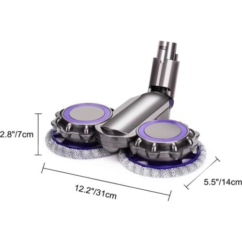 Electric Cleaning Mop Head For Dyson DC58 59 62 V6 Vacuum Cleaner Parts Mop Head Wet and Dry with Water Tank