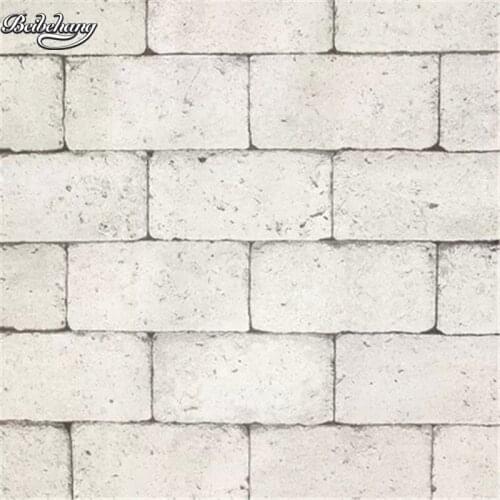 Beibehang Chinese antique brick PVC wallpaper large brick brick Korean clothing store restaurant bar wallpaper