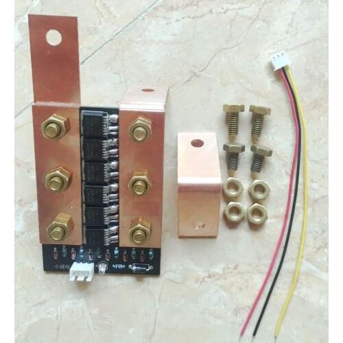 Energy storage spot welder power board MOS board welded 12 pcs 24 MOS tube with copper row Lithium battery power board