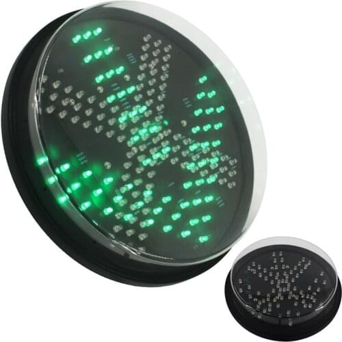Toll Station Parking Lot Dia. 300mm Led Traffic Lights Signal Module Red Cross Green Arrow