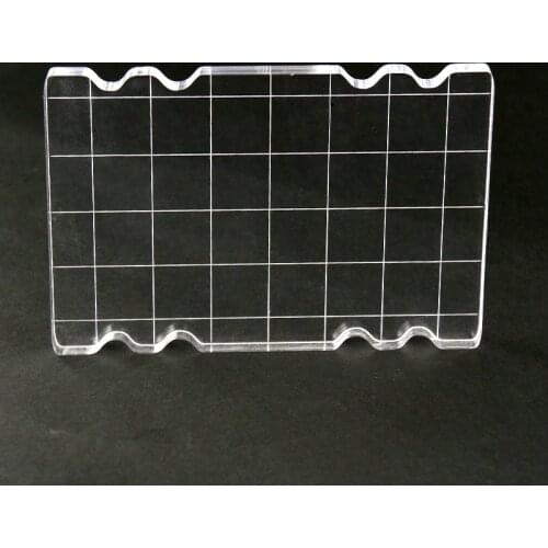 AZSG Stamp Block Transparency Acrylic pad for DIY Scrapbooking Clear stamps DIY Scrapbook photo album Decorative