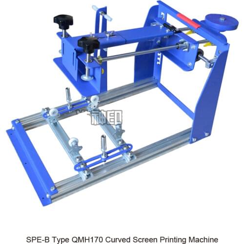 QMH170 Curved surface screen printing machine Curved surface screen printing table B-class Manual printing For Round bottle cup