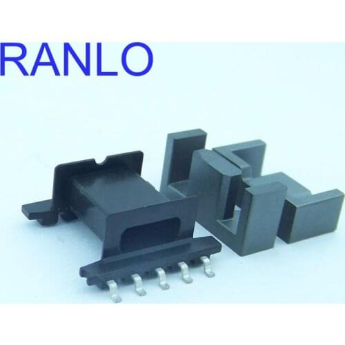 RANLO EFD25 SMD bobbin 5+5pin + TDG TP4 Soft magnetic ferrite core EFD25A AL: 2240+/-25% Ae: 56.39