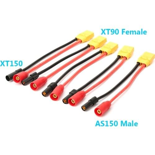 5PCS Amass XT90 Turn AS150 XT150 Male Female Bullet Connector For RC DIY FPV Quadcopter brushless motor