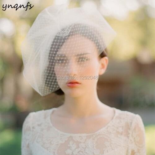 YNQNFS Wedding Short Veils