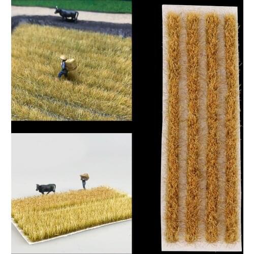 1:72 1:87 DIY Wheat Field Kit Terrain Landscape Railroad Scenery Diorama