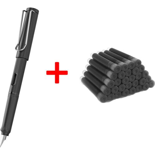 1 pen+10 ink Kawaii Fountain pen calligraphy Multi-function pen 0.38mm EF Nib school supplies stationery pens