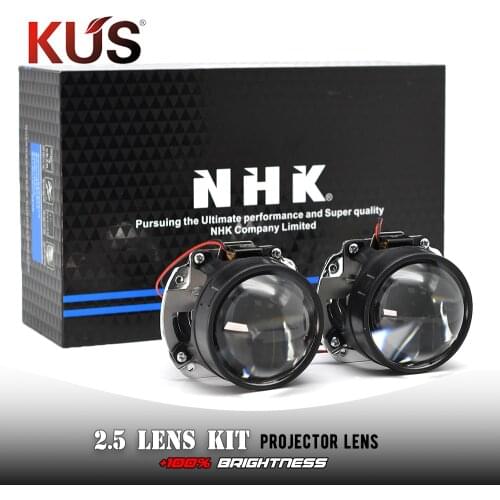 2.5 Inch Car Bi Xenon Projector Lens For NHK Hella 3R G5 Version Fit h1 h4 h7 Bulb Base Headlight Car Motorcycle Retrofit