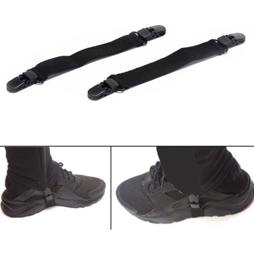 2pcs/lot Elastic Bicycle Biker Leg Strap Boot Plastic Polyester-cotton Material Straps Riding Pant Clips Stirrups Clips