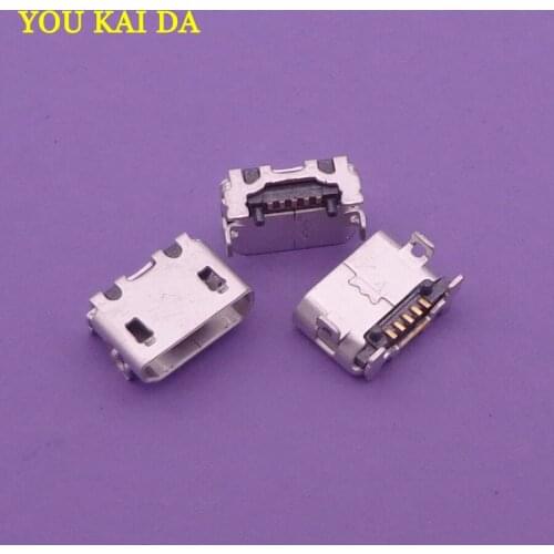 300pcs/lot Micro mini USB jack 5P,5-pin DIP Micro USB Jack,5Pins Micro USB Connector Tail Charging socket