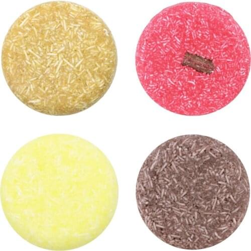 4x 100% Natural Handmade Solid Shampoo Soap Bar Oil Control Hair Growth