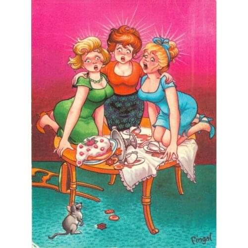 5D DIY Diamond Painting Scary mouse Diamond Embroidery Cartoon Cross Stitch Mosaic Rhinestone Kitchen Home Decoration