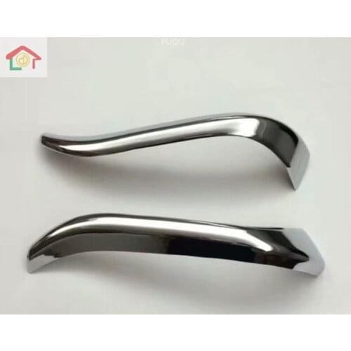 Car Side Rear View Striker Rearview Mirror Cover Trim Sticker 2PCS ABS Chrome For Toyota RAV4 XA40 Facelift 2016 2017 2018