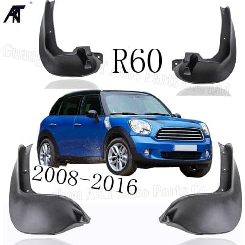 Mud Flap For Mini Cooper Countryman R60 2008-2016 Set Molded Mud Flaps Mudflaps Splash Guards Front Rear Mud Flap